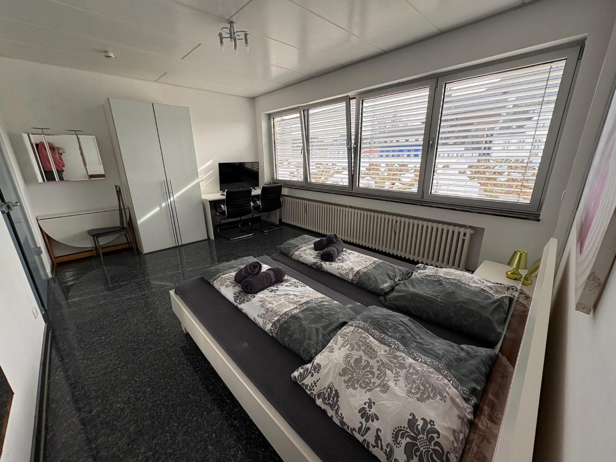 Nasa Wohnung Uerdingen Krefeld Buitenkant foto